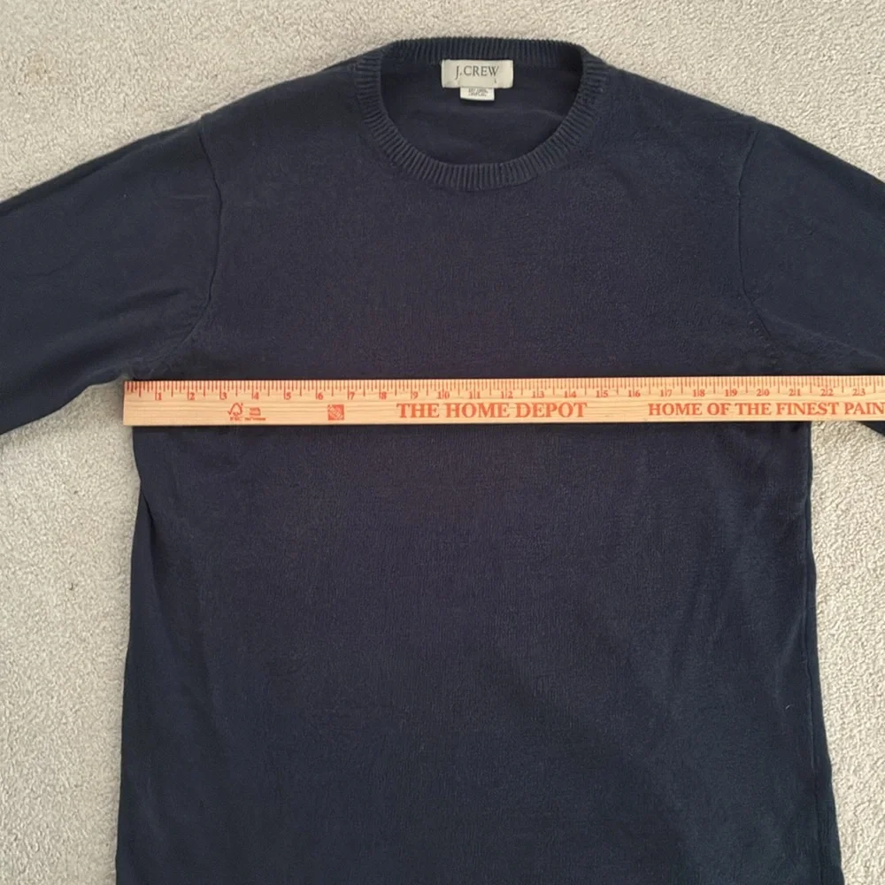 J. Crew Blue Crewneck Sweater Soft Knit